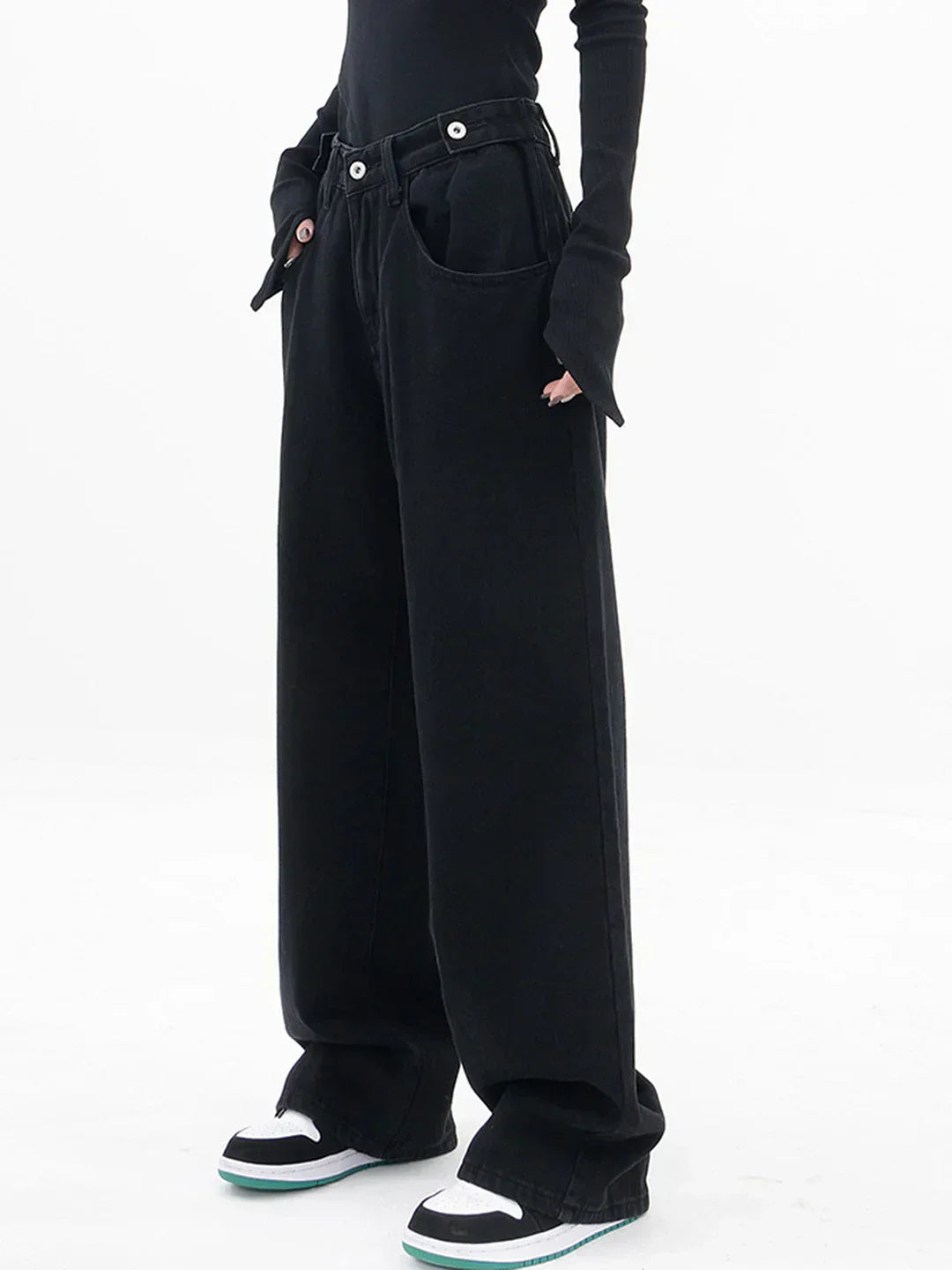 PANTALONES DE CINTURA ANCHA