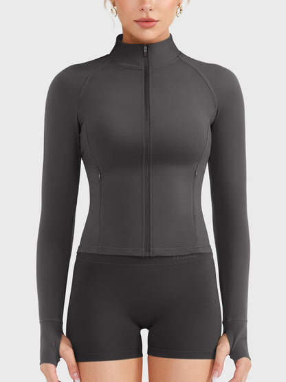 CHAQUETA DEPORTIVA CON CREMALLERA COMPLETA